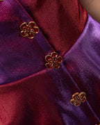 Purple red romper