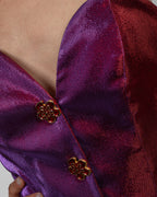Purple red romper