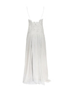 Dreamy Floral White Net Dress