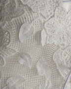 Dreamy Floral White Net Dress