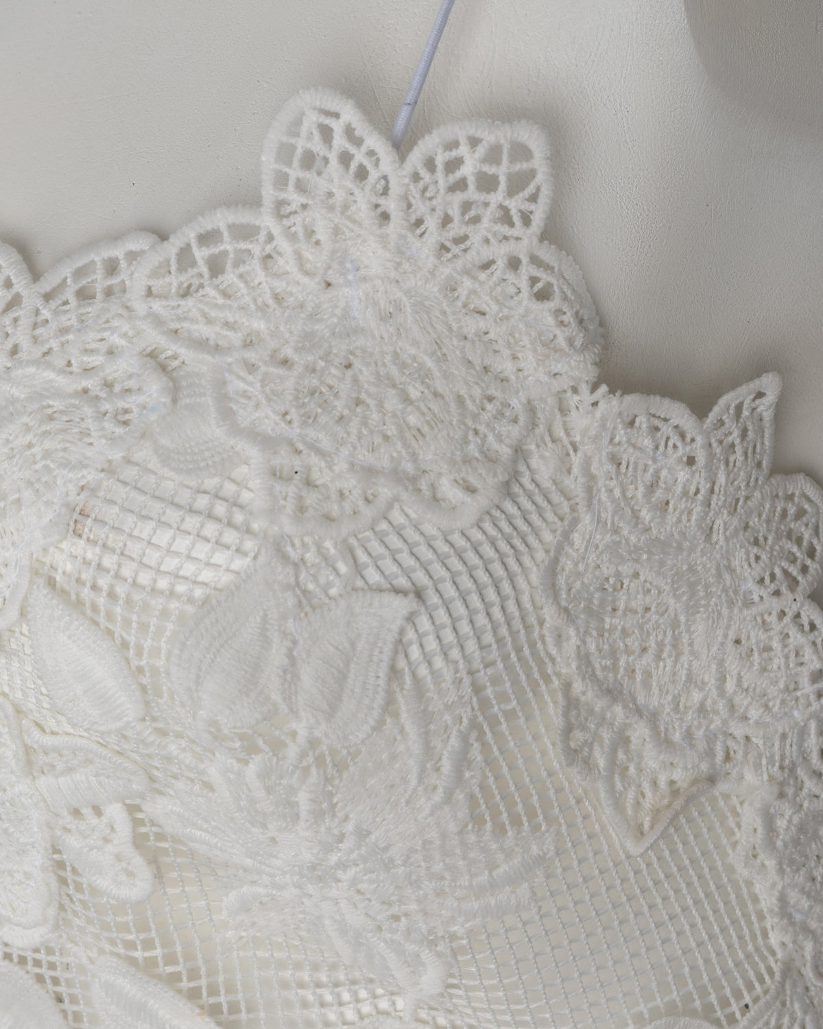 Dreamy Floral White Net Dress