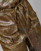 Loose Metallic Jumpsuit
