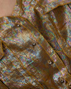 Loose Metallic Jumpsuit