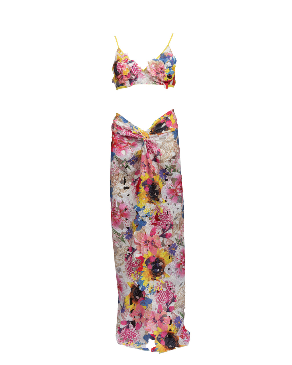 Vibrant Guipure Set