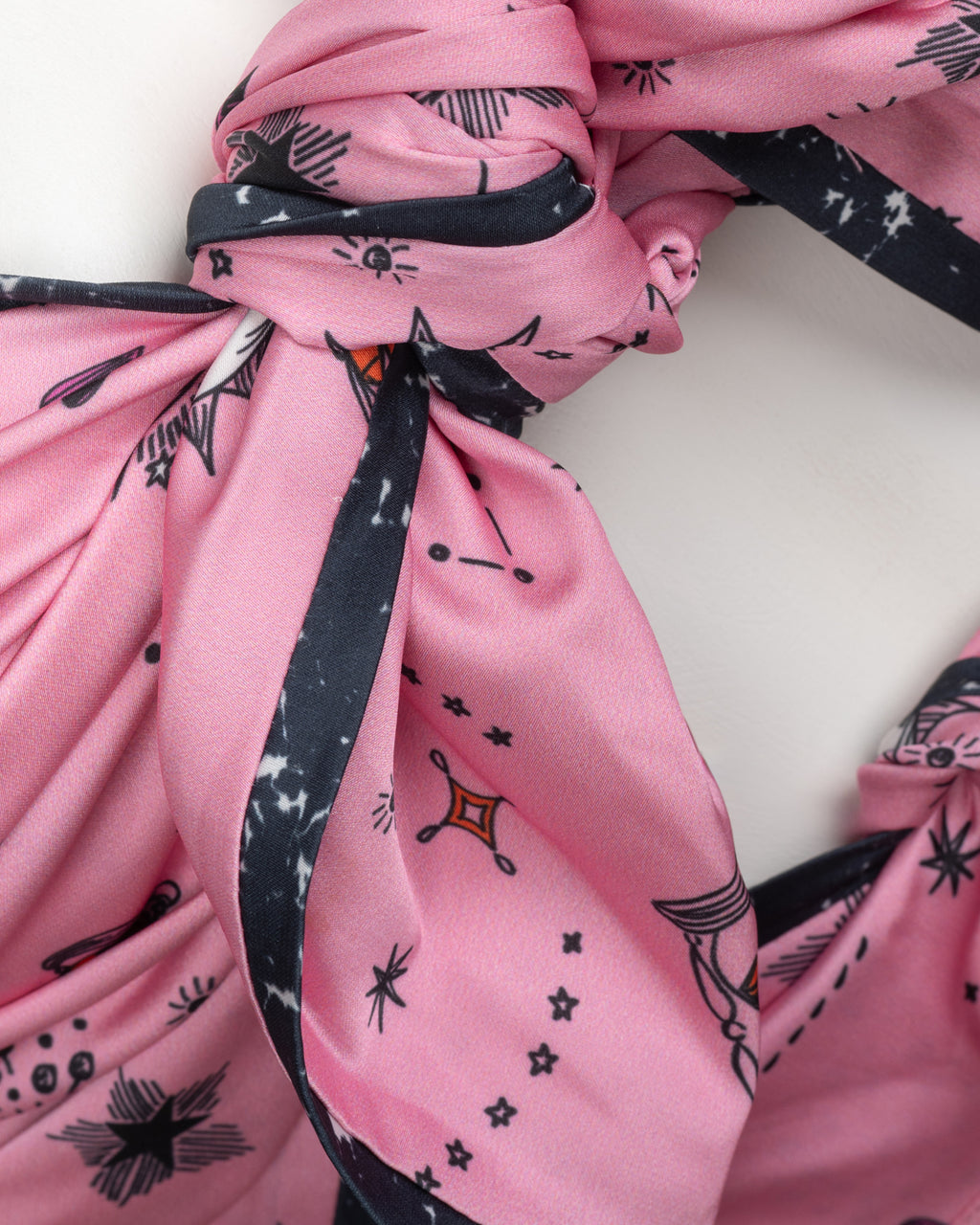 Pink Mini Dress with Bow Detail