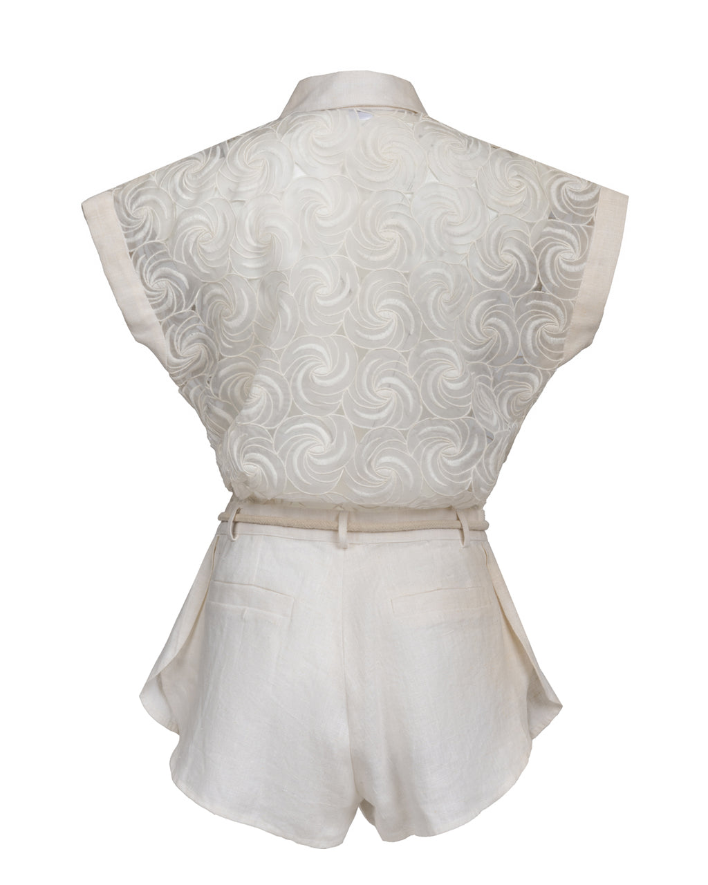 Delicate Off-White Romper