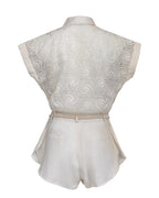 Delicate Off-White Romper
