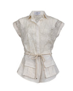 Delicate Off-White Romper