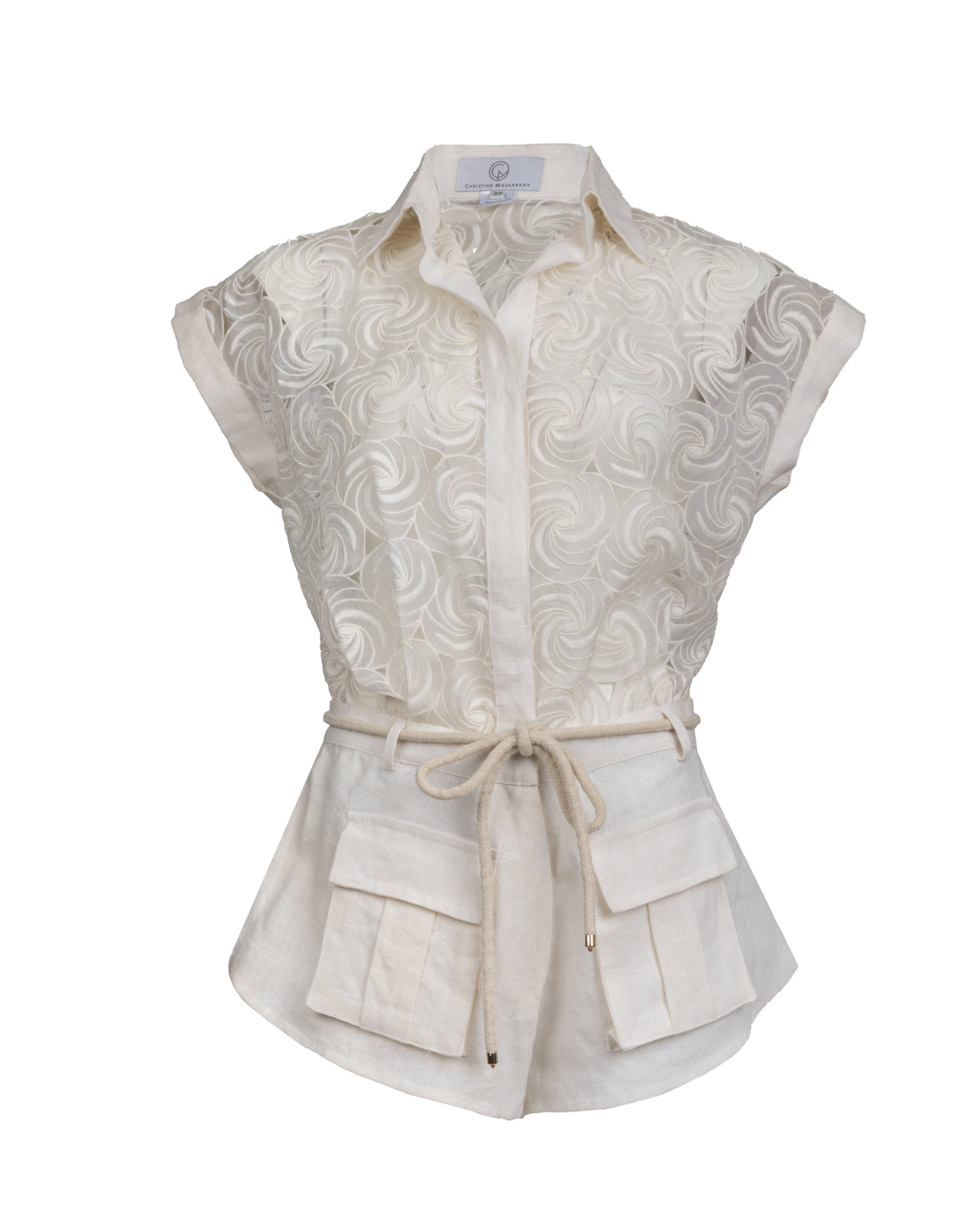Delicate Off-White Romper