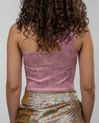 Cut-Out Pink Top
