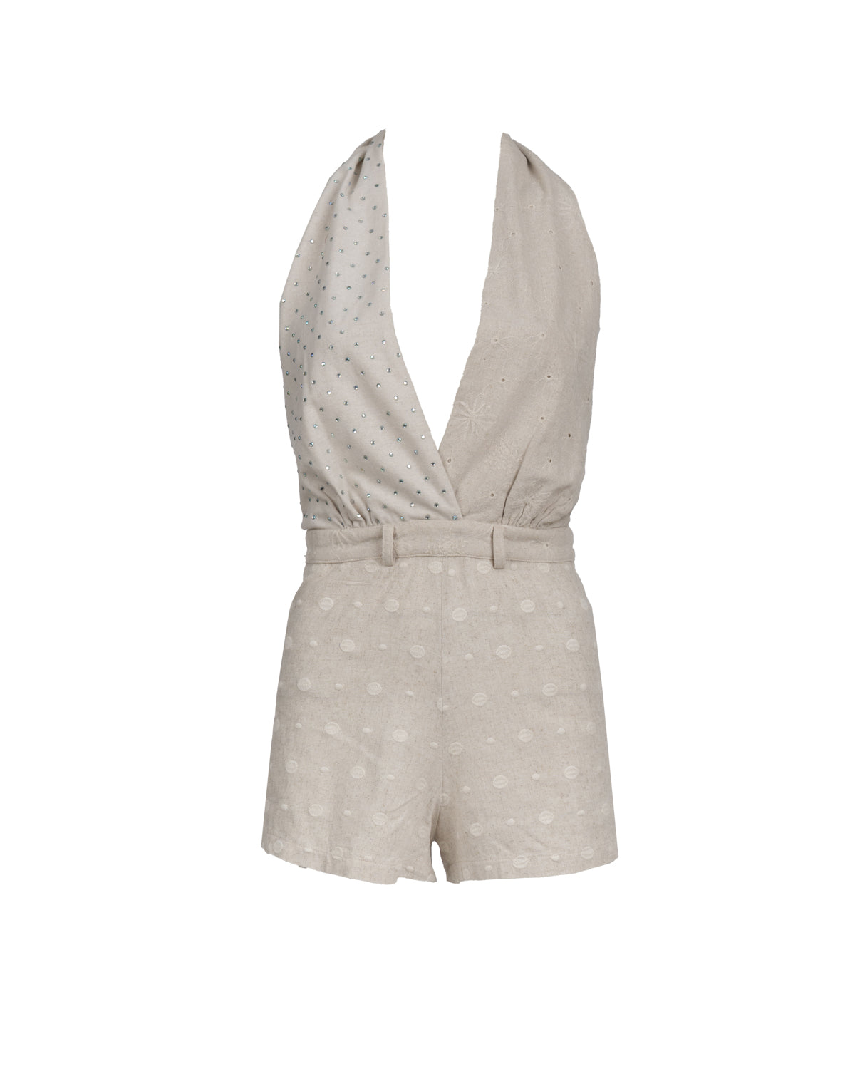 Delicate Patchwork Romper
