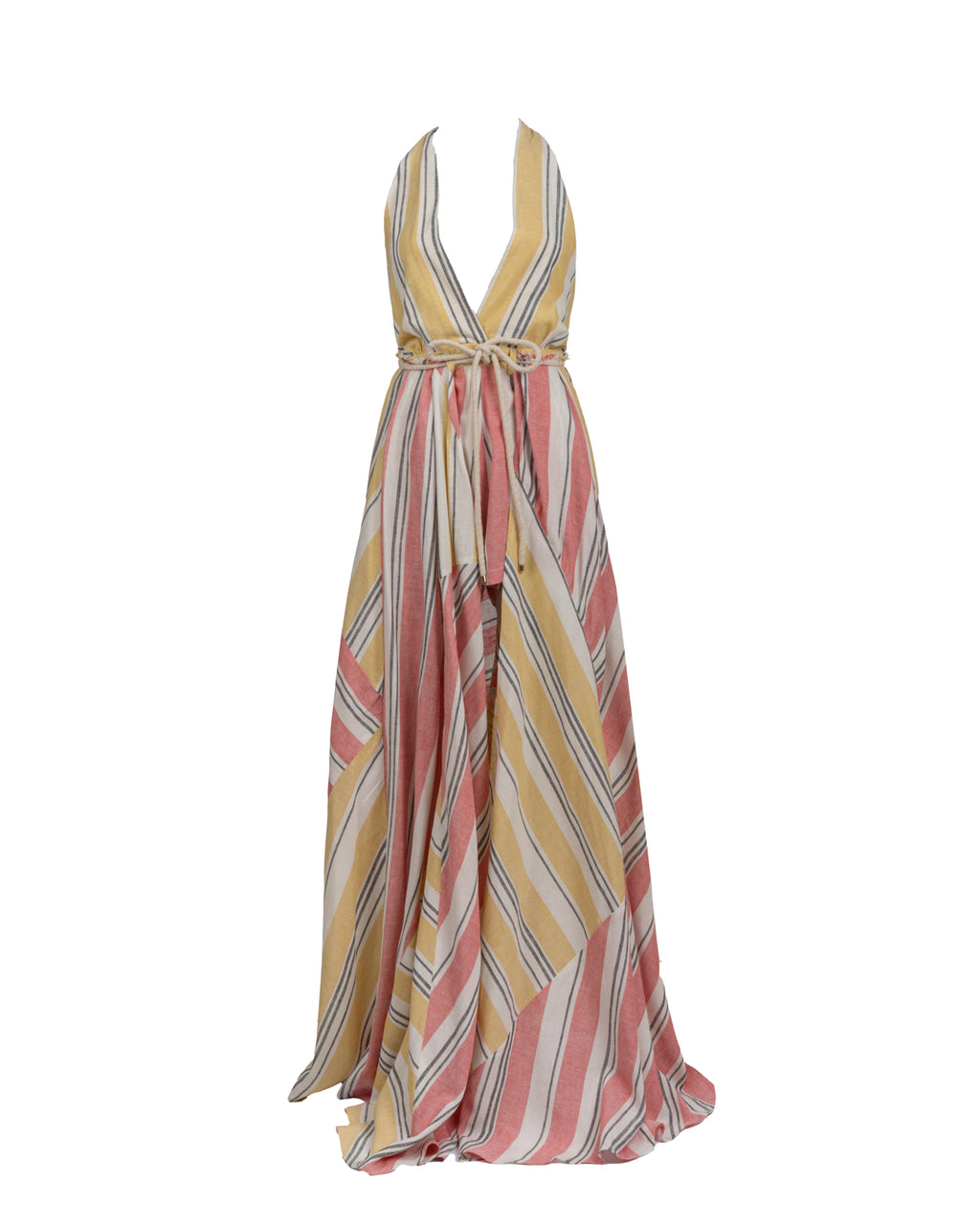 Vibrant Yellow and Pink Patchwork Romper