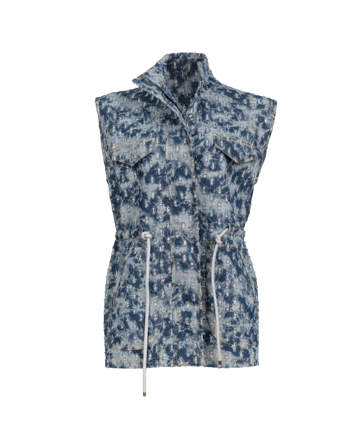 Elegant Military Utility Style Vest