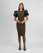 Fitted Midi Dress
