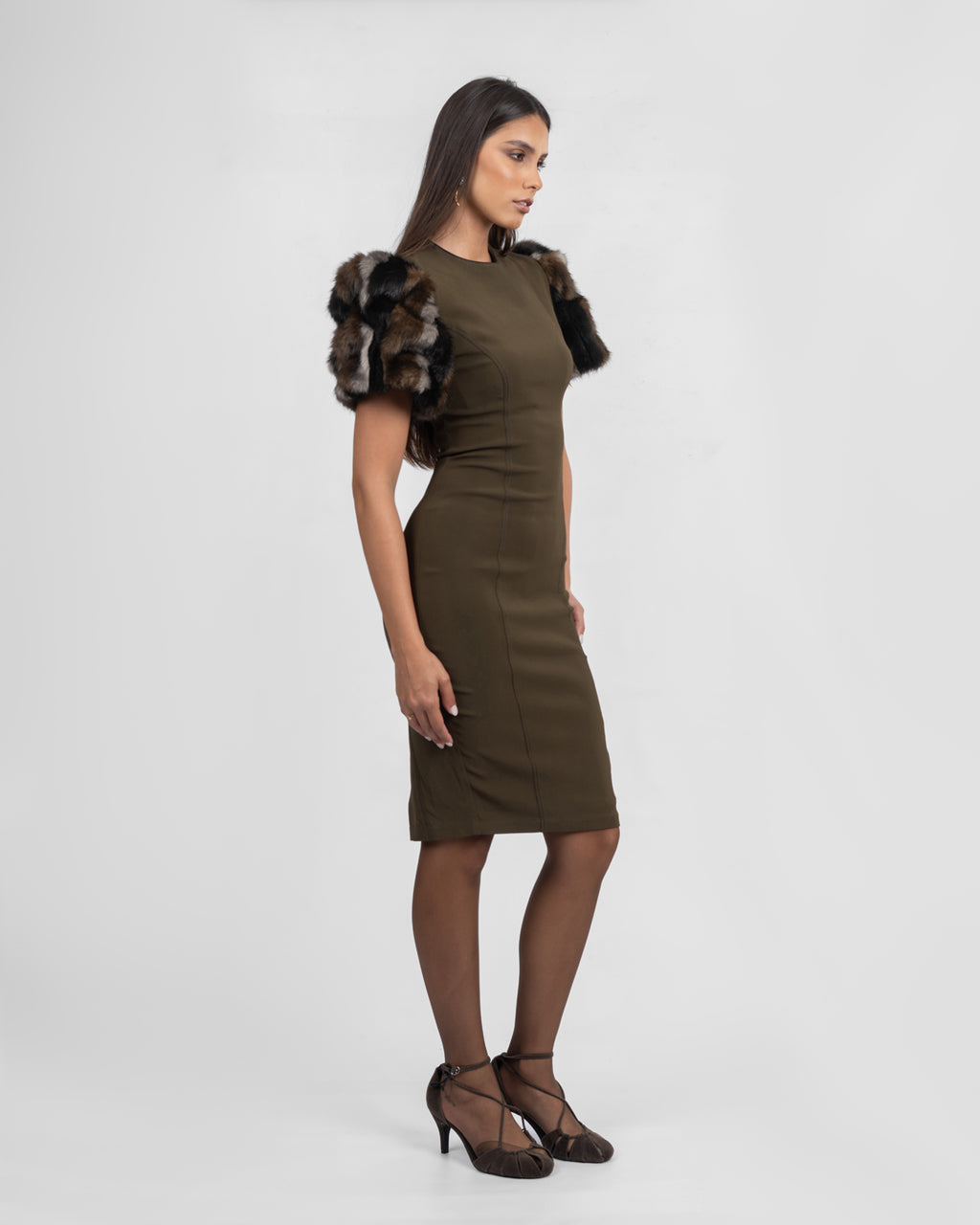Fitted Midi Dress