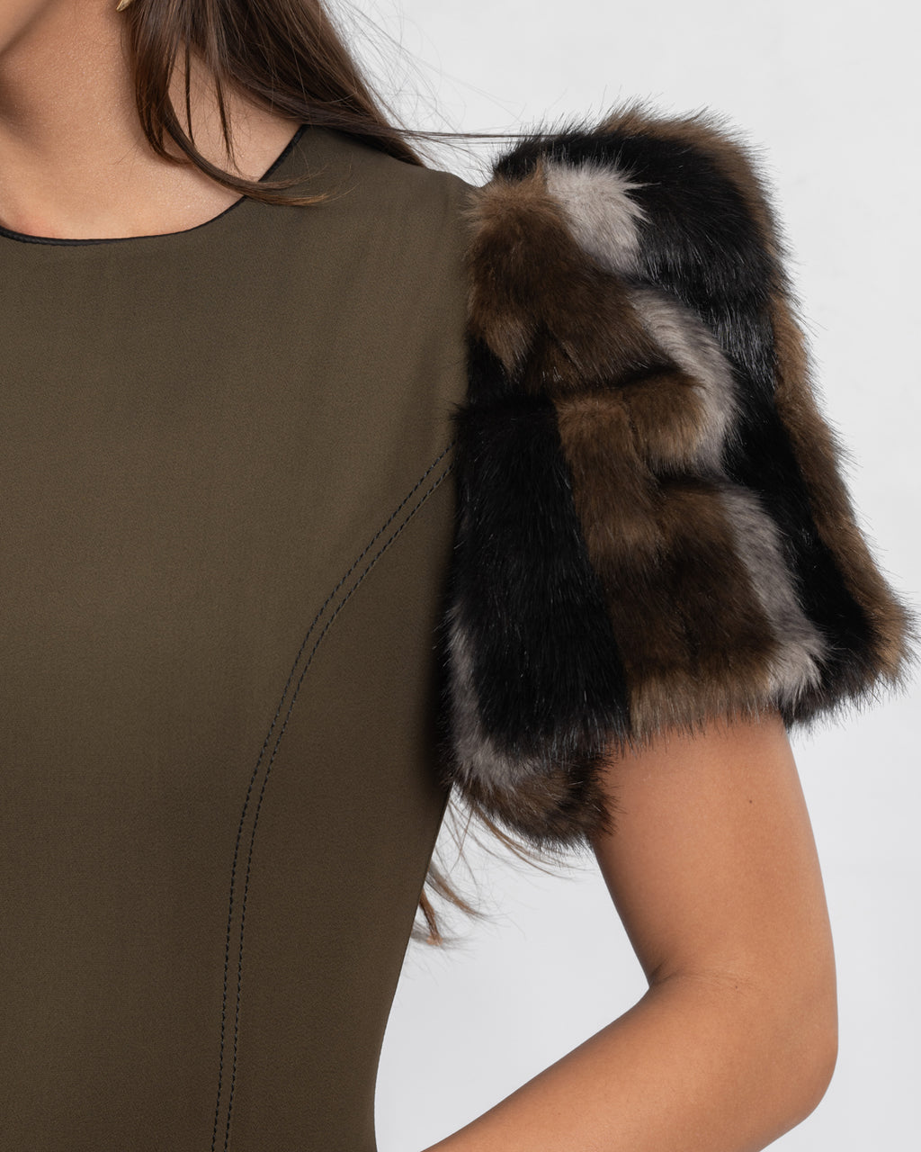 Fitted Midi Dress