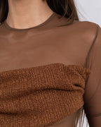 Brown Bodysuit