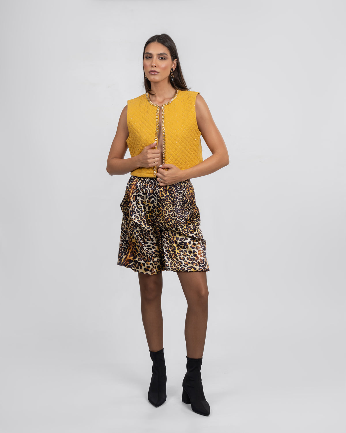 Leopard Print Shorts