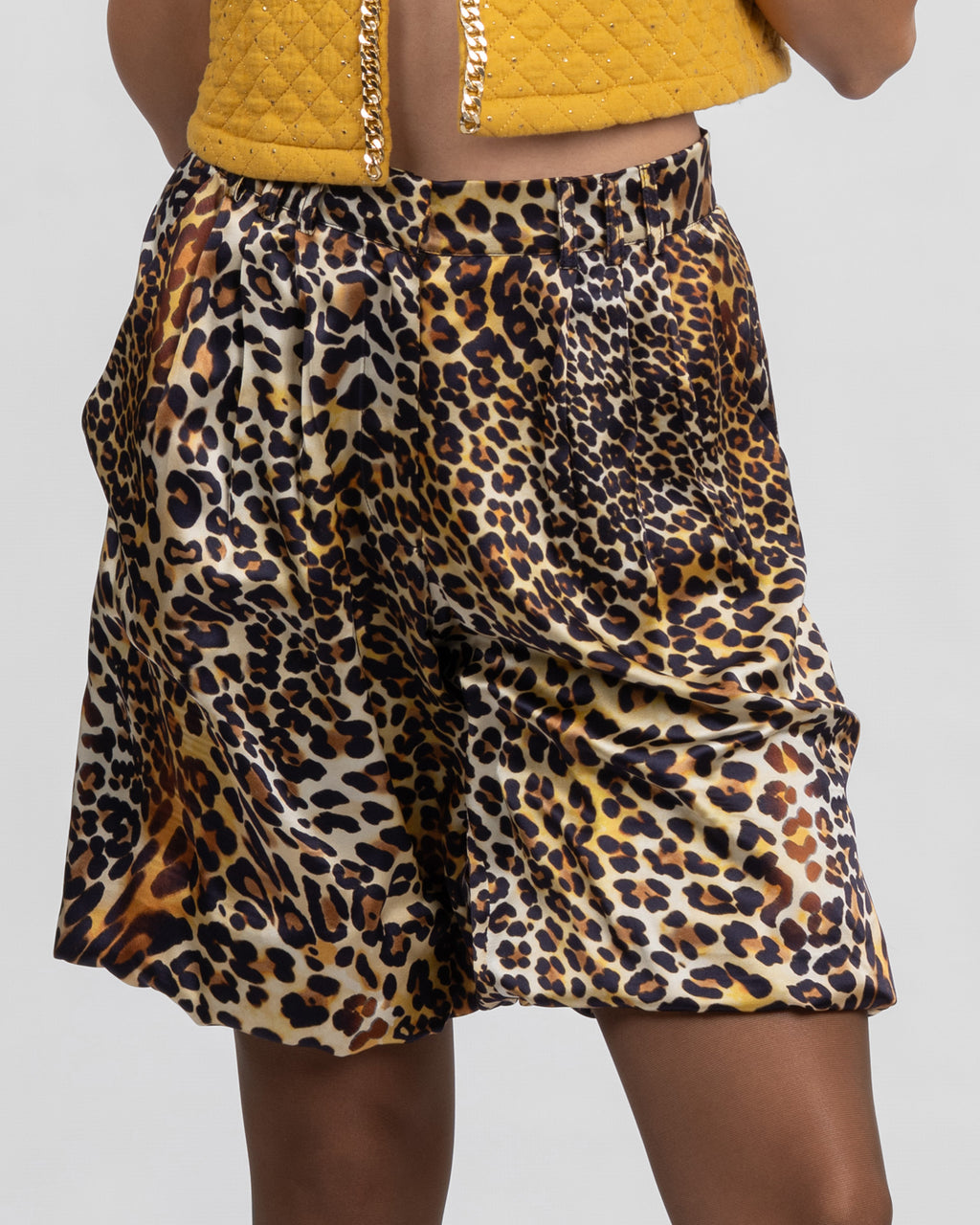 Leopard Print Shorts