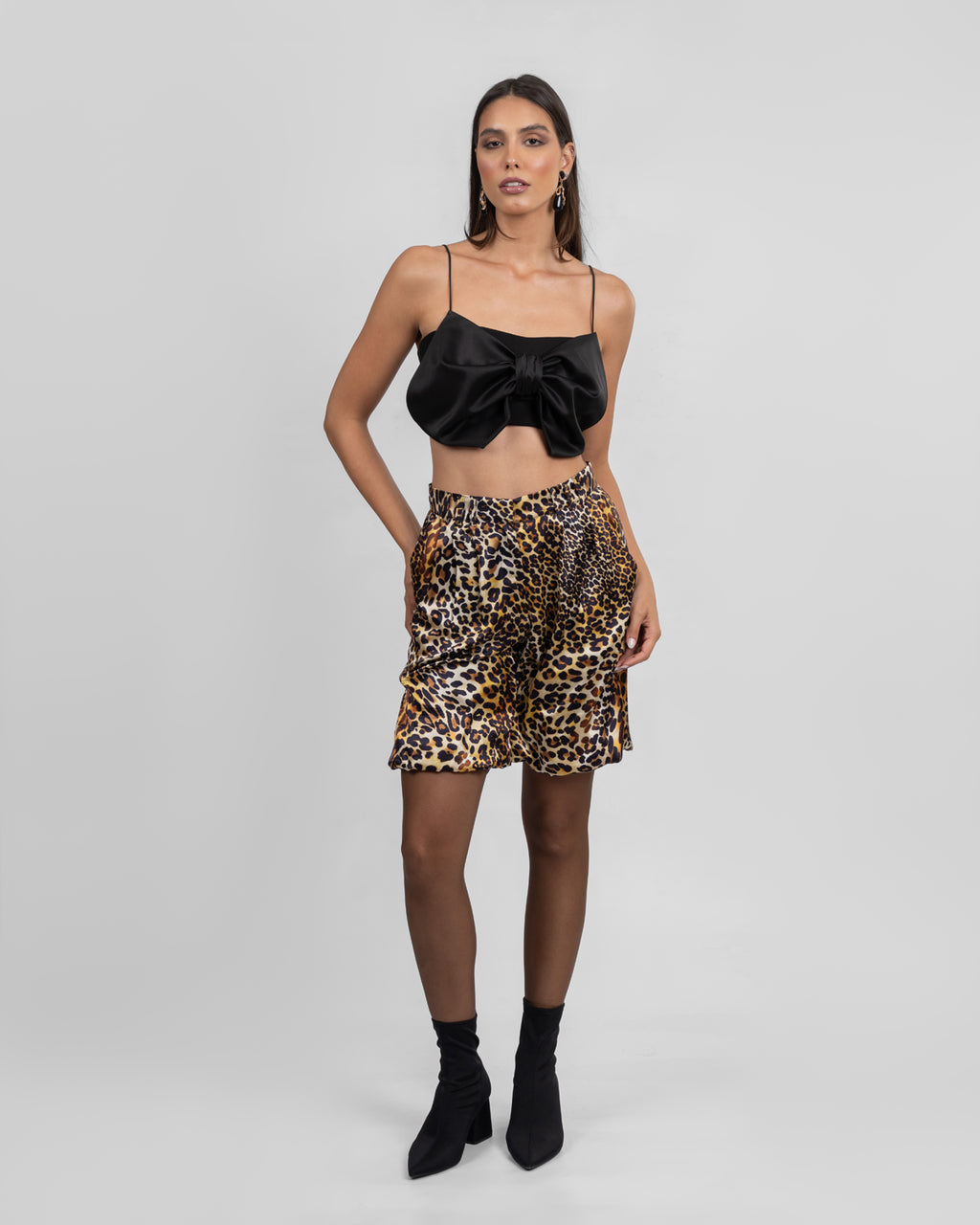 Leopard Print Shorts