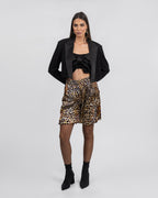 Leopard Print Shorts