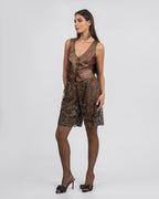 Oxide Faux Leather Vest