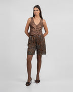 Oxide Faux Leather Vest