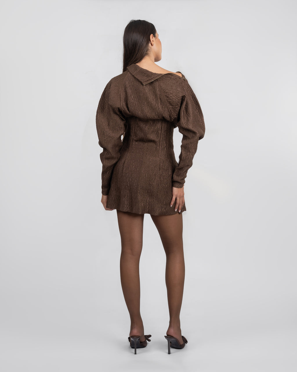 Micro Balloon Mini Dress