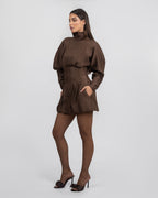 Micro Balloon Mini Dress