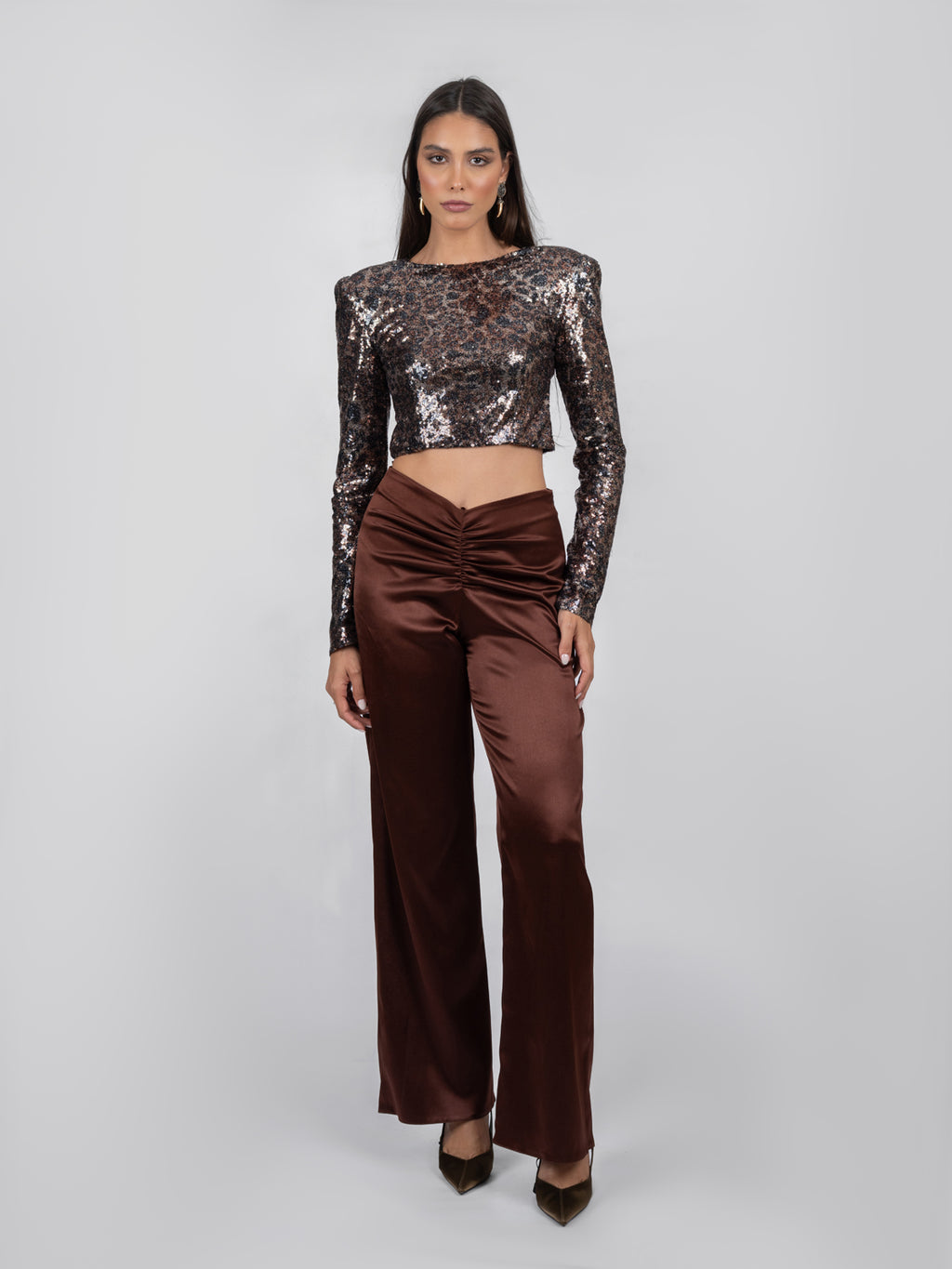 Leopard Crop Top