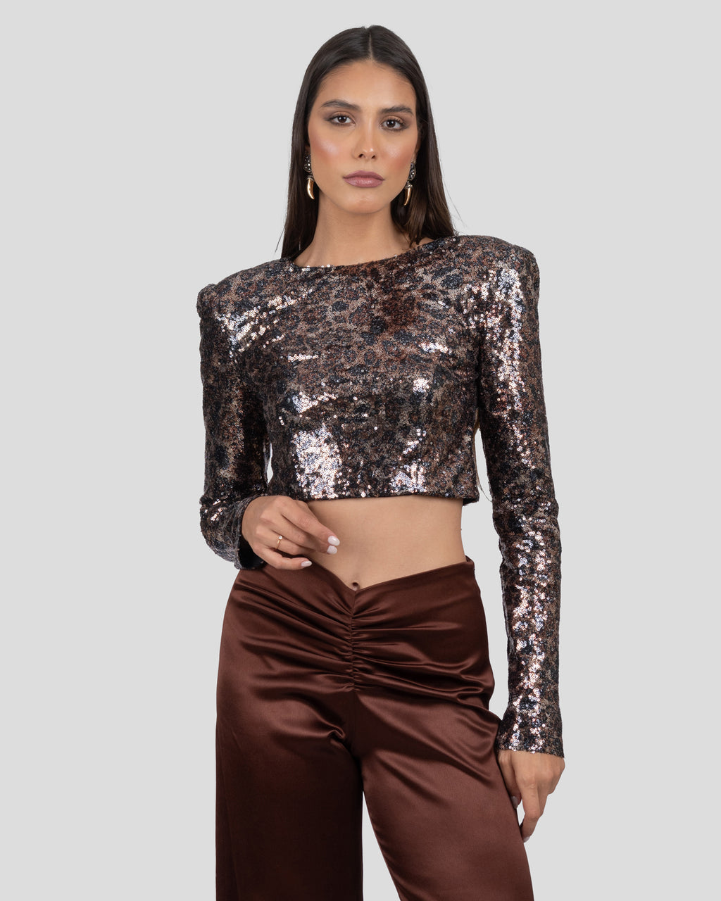 Leopard Crop Top