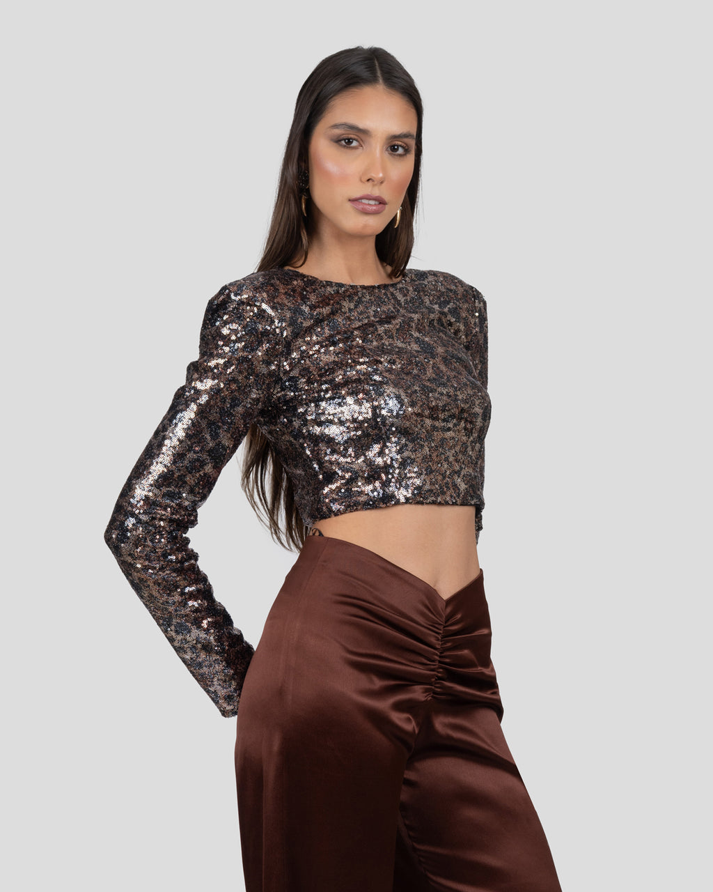 Leopard Crop Top
