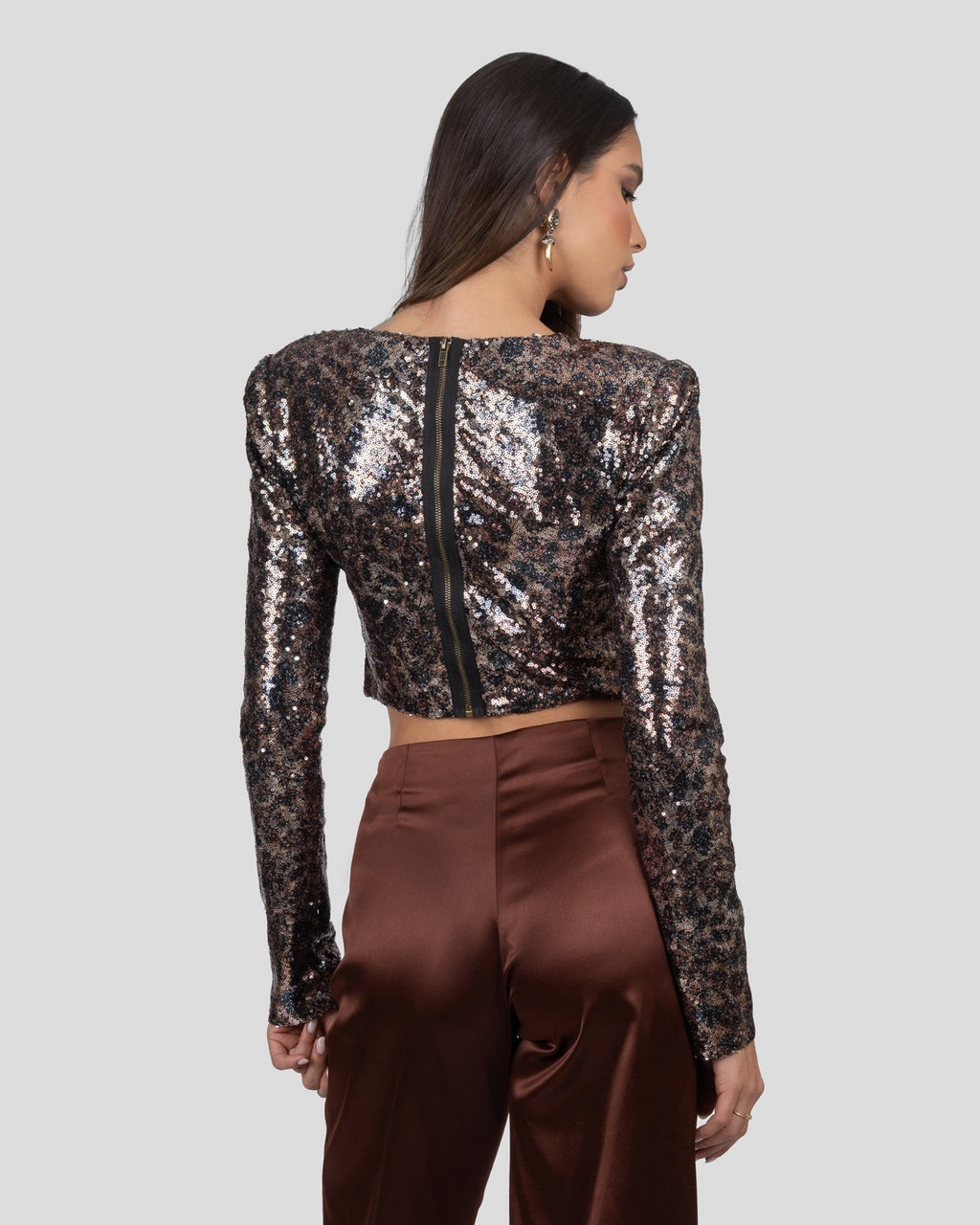 Leopard Crop Top