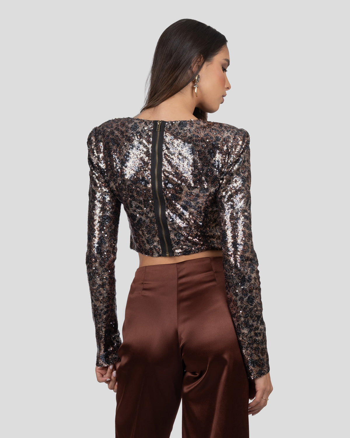 Leopard Crop Top