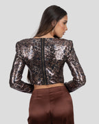 Leopard Crop Top