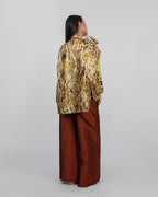 Animal-Print Oversized Blouse