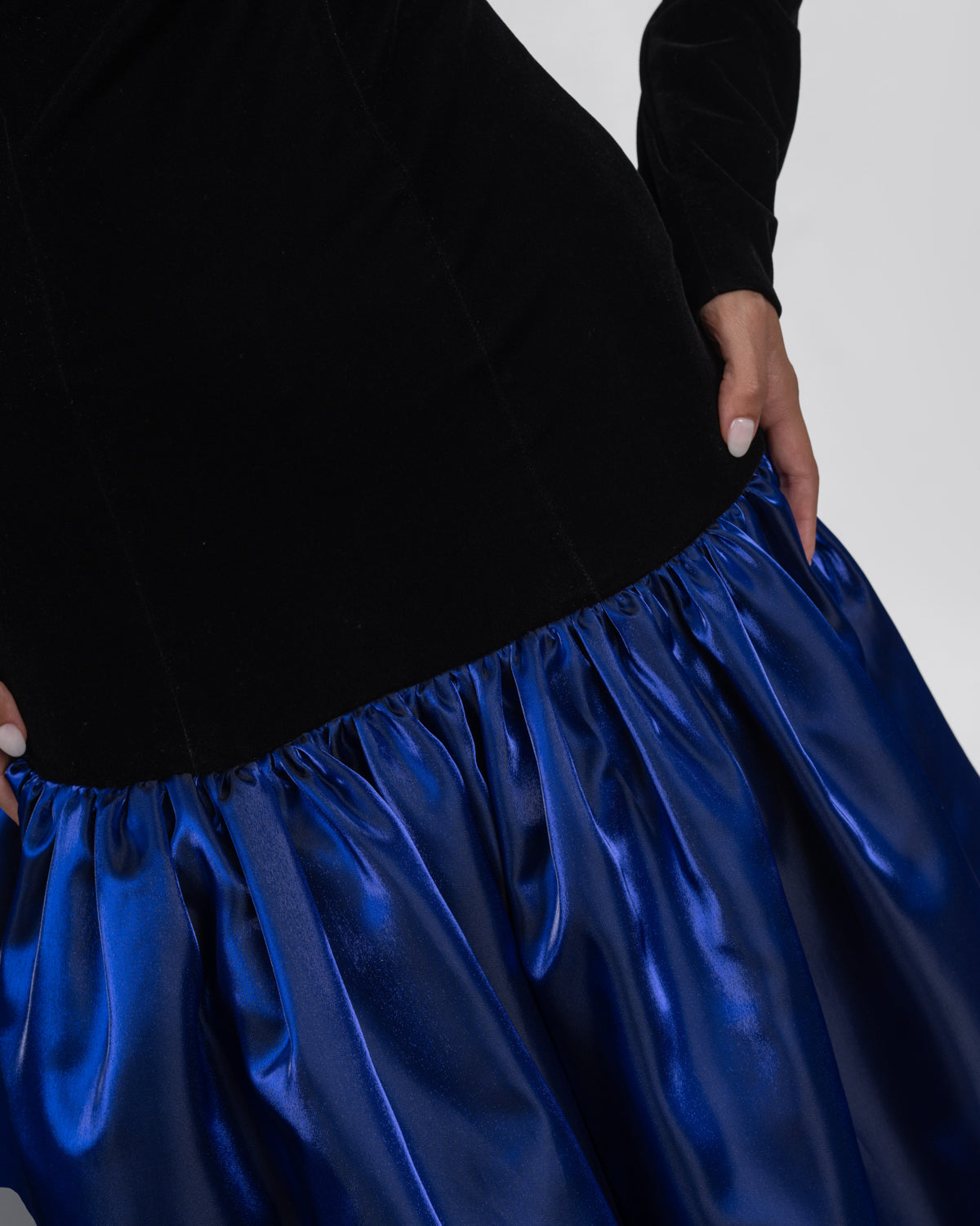 Midnight Royal Semi-Couture Dress