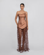 Refined Elegance Silk-Tulle Dress