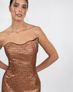 Refined Elegance Silk-Tulle Dress