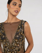 Black Tulle Mini Dress