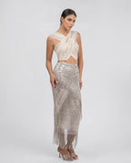 Glamour Beaded Two-Piece Set
