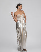 Radiant Pearl Corset Gown