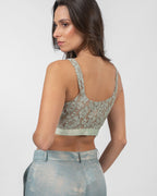 Lace Mint Green Top