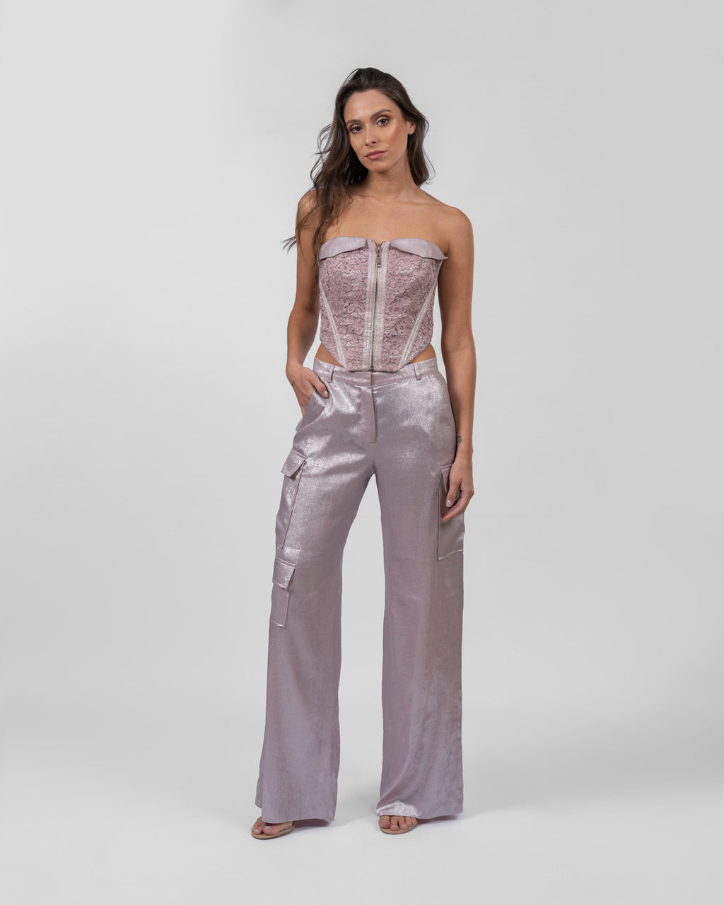 Guipure Lilac Corset