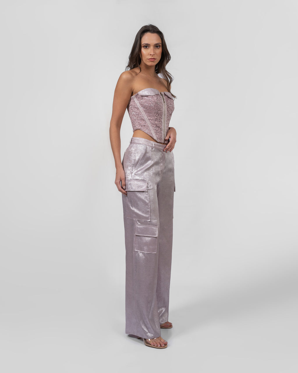 Guipure Lilac Corset