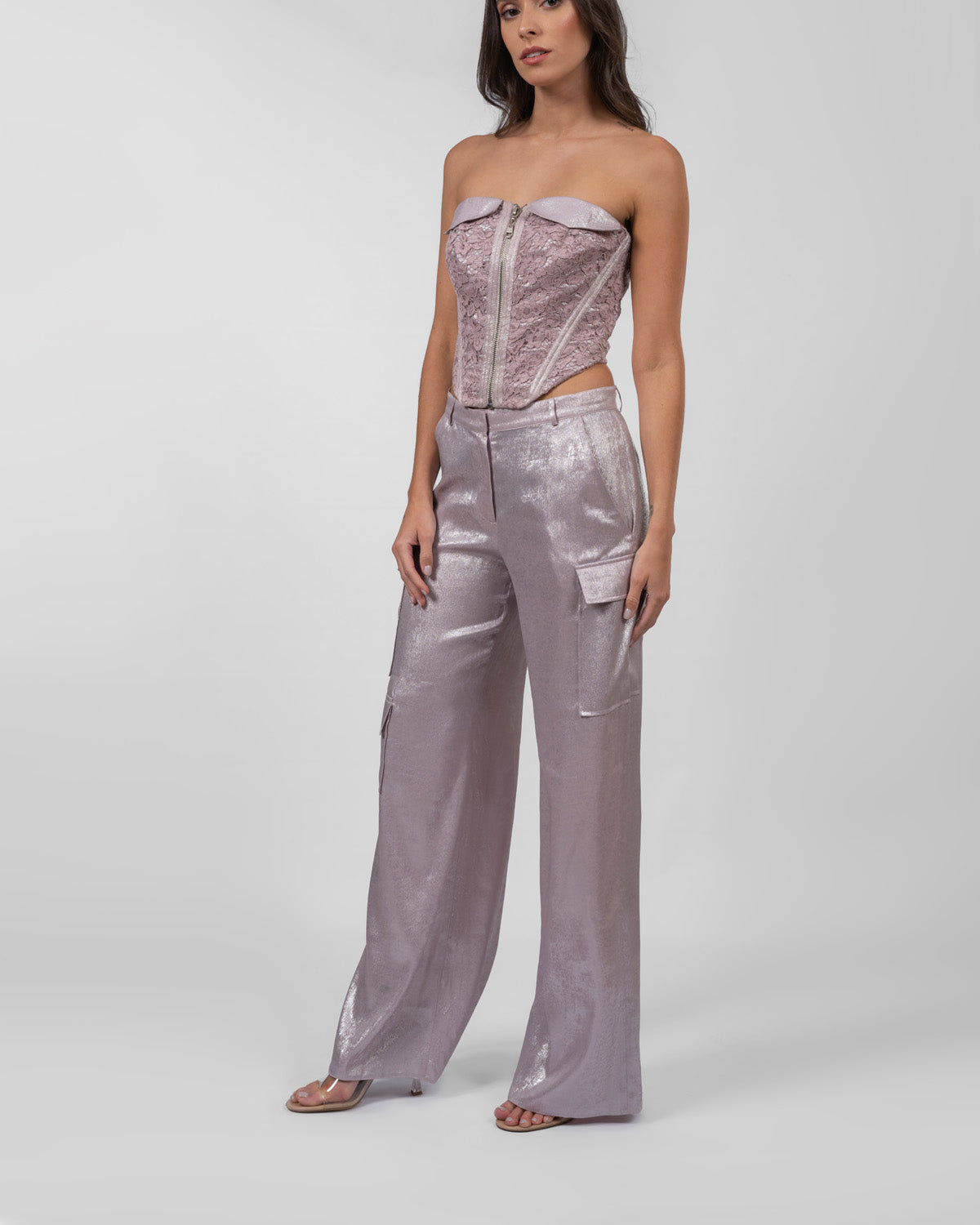 Guipure Lilac Corset