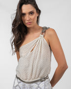 White Beaded Set