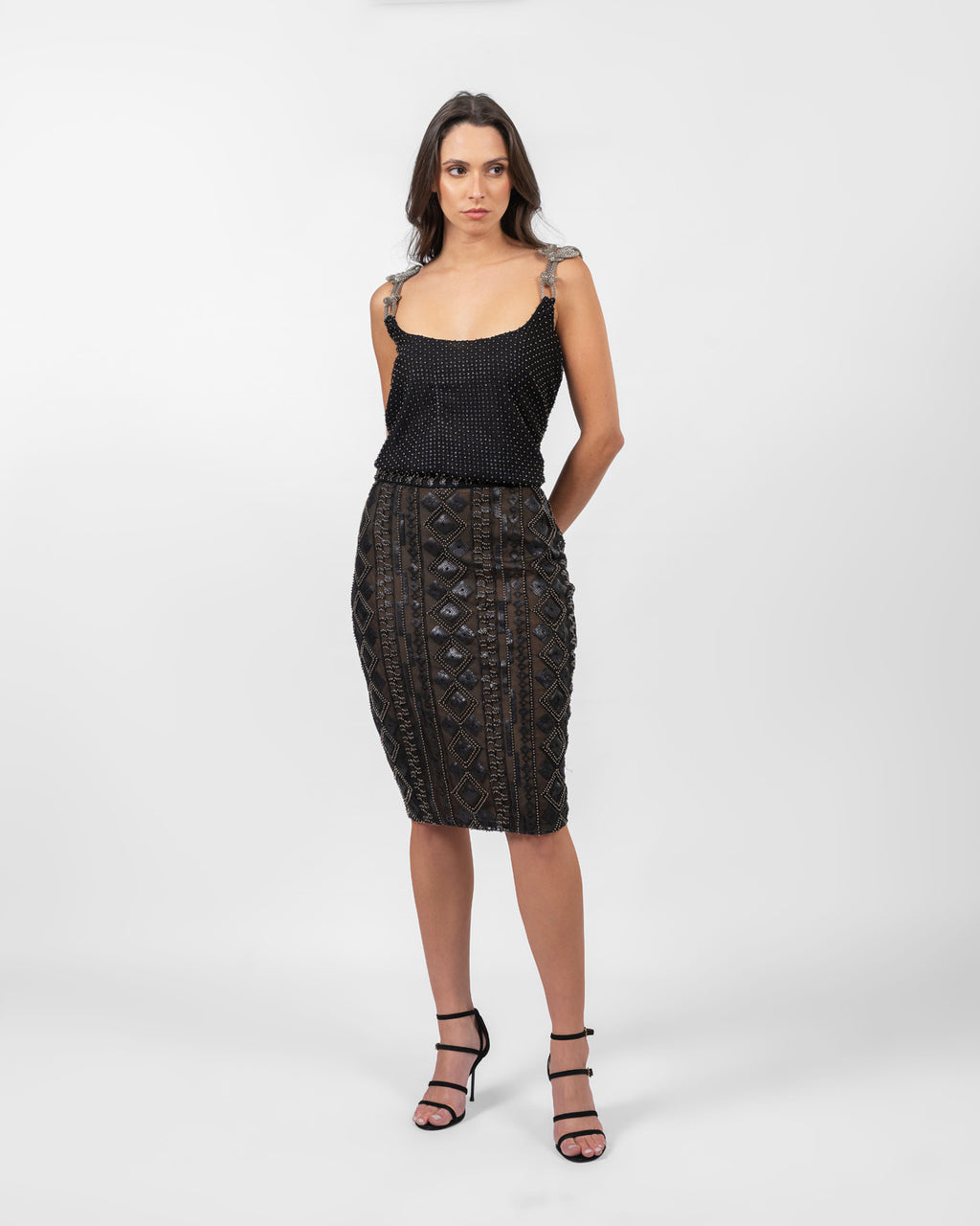 Divine Black Embroidery Set