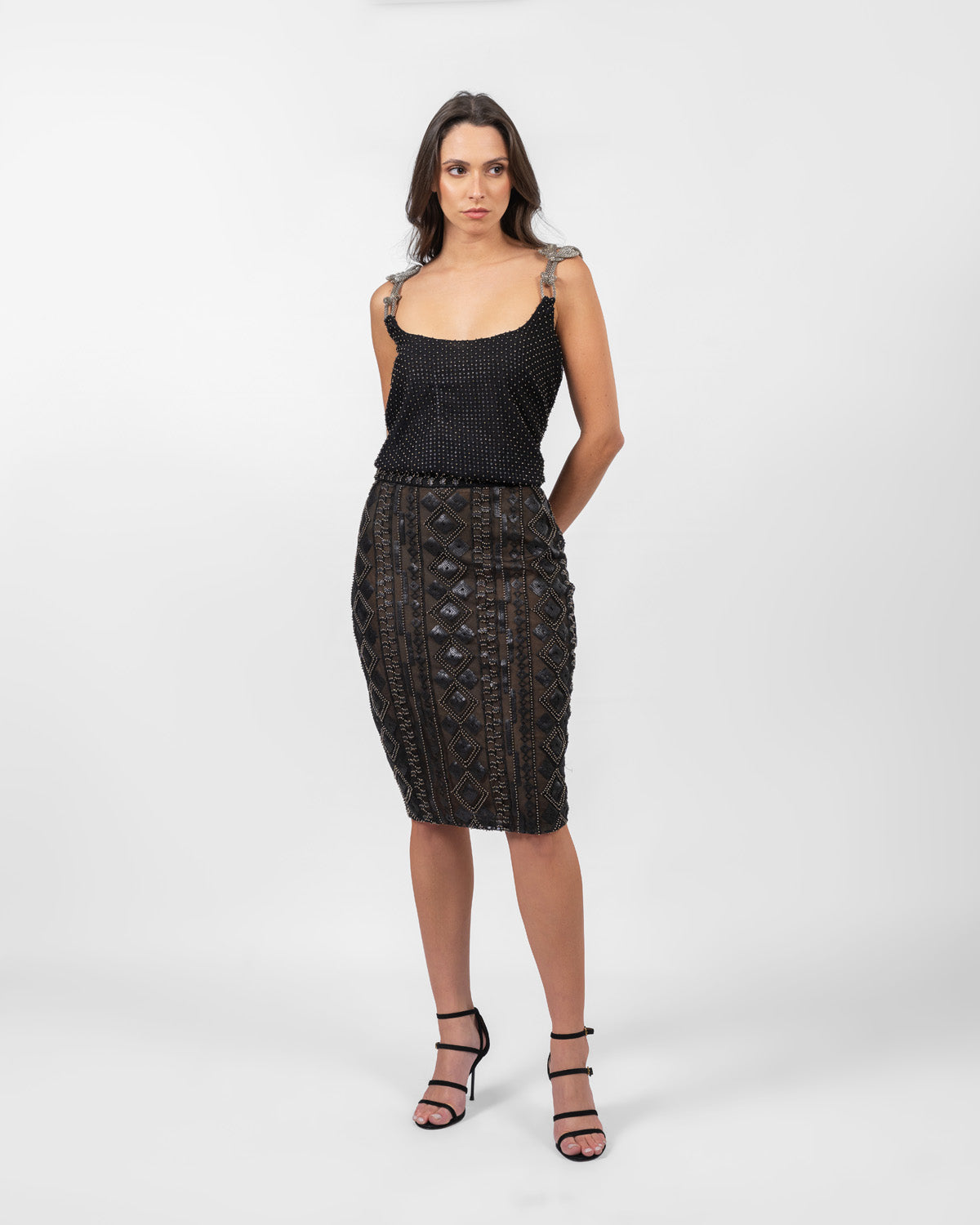 Divine Black Embroidery Set