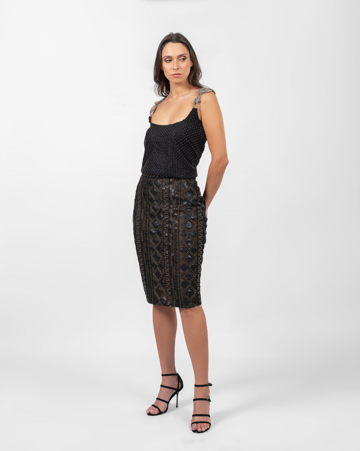 Divine Black Embroidery Set